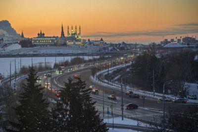 В понедельник в Татарстане ожидается небольшая метель и до &minus;10&deg;C днем