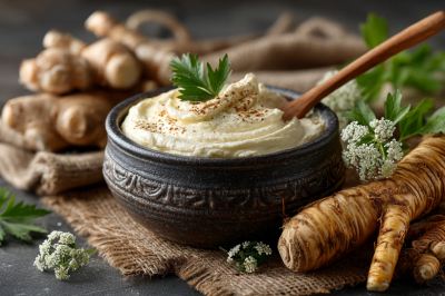 Натер хрен, смешал со сметаной и забыл на ночь &mdash; утром там соус, который теперь просят к любому мясу. Бесподобно!