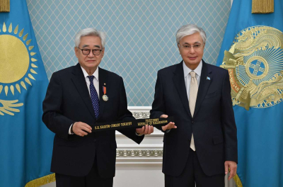 Токаев принял президента Всемирной федерации таеквондо Чунгвона Чоу