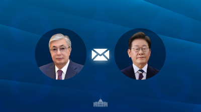 Токаев поздравил президента Республики Корея с Национальным днем
