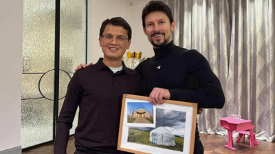 Багдат Мусин встретился с Павлом Дуровым в Астане