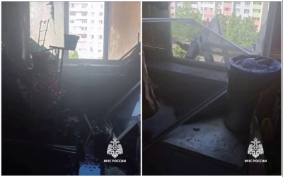 В Нижнекамске пенсионерка попала в больницу после пожара из-за сигареты