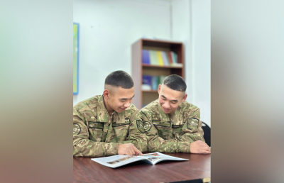 В рядах Национальной гвардии служат братья-близнецы из Сарыагаша