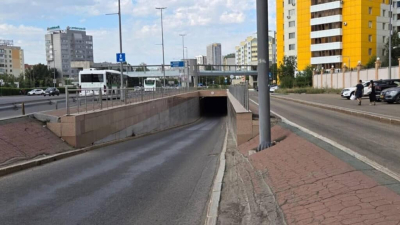 В Астане перекроют тоннель на Бараева до конца сентября