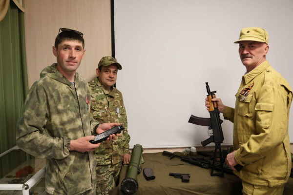 В Актанышском районе прошел &laquo;Урок мужества&raquo; с участниками СВО