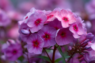 Крупные соцветия-шапки с контрастным глазком: этот сорт флокса станет ярким акцентом в вашем цветнике